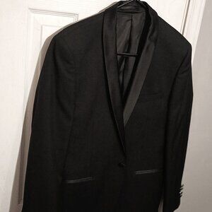 Bello Men 1 Button Black Tuxedo Jacket Only  38R